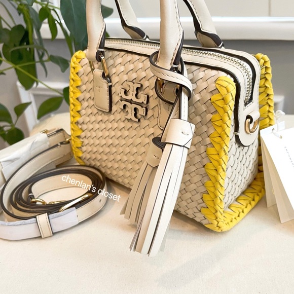 Tory Burch Handbags - 🔥NeW! Tory Burch Thea Woven Mini Satchel